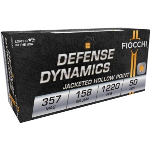 Fiocchi .357 Magnum Ammo: Reliable Performance - 50/Box