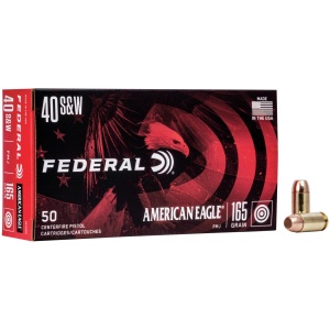 American Eagle 40 S&W Ammo - 50 Rounds - Reliable & Quiet