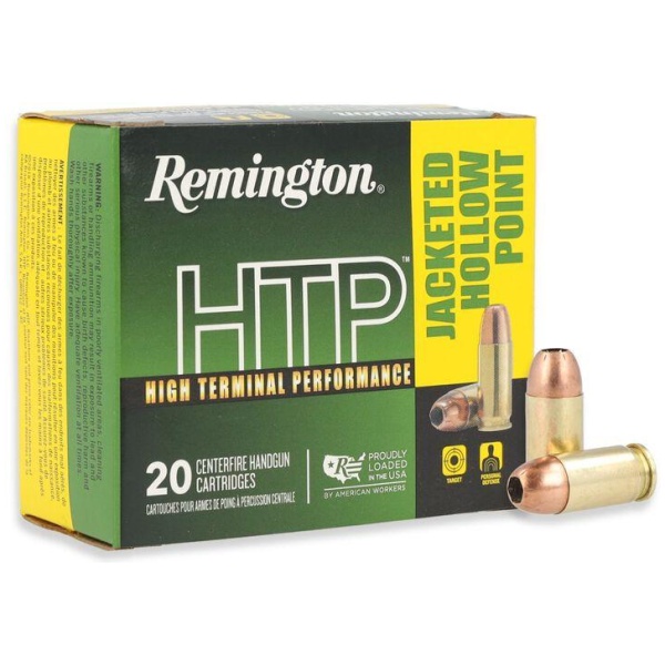 Remington HTP .380 ACP Ammo - 20 Rounds - Stopping Power