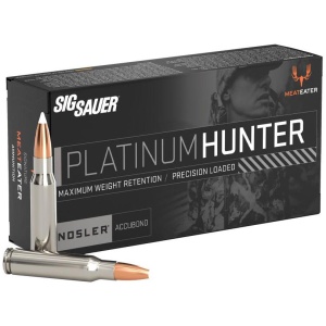 .308 Winchester 165 Grain AccuBond Hunting Ammunition - 20 Rounds - Sig Sauer Platinum