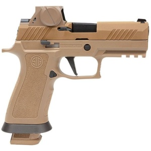 Sig Sauer M18X Handgun 9mm Luger 21rd Magazines (3) 3.9" Barrel Coyote with RomeoM17