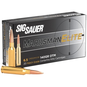 Sig Sauer 6.5 Creedmoor Ammo - 20 Rounds - Subsonic & Supersonic