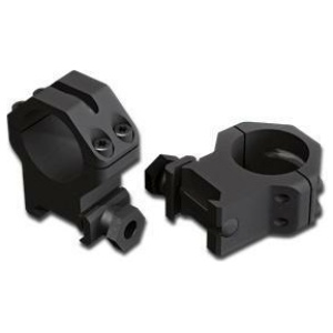 Weaver 4-Hole Skeleton Aluminum Scope Rings for Precision Aim