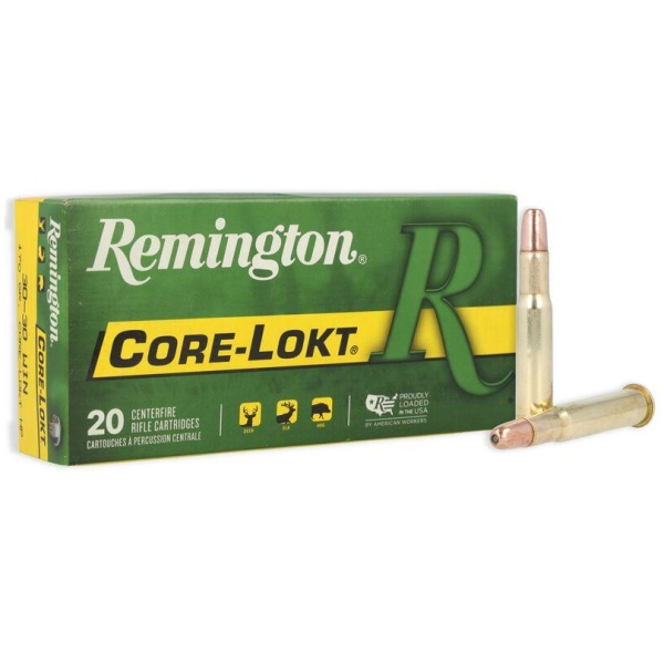Remington Core-Lokt Ammo: Trusted Hunting for 75+ Years (20/Box)