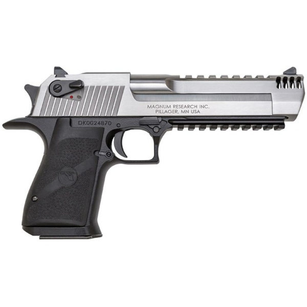 Desert Eagle L6 Handgun .357 Mag 9rd Magazine 6" Barrel Silver Slide with Black Frame