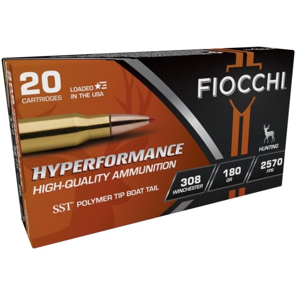 Fiocchi 308 Winchester 180gr SST - 20/box - Hunting Ammo