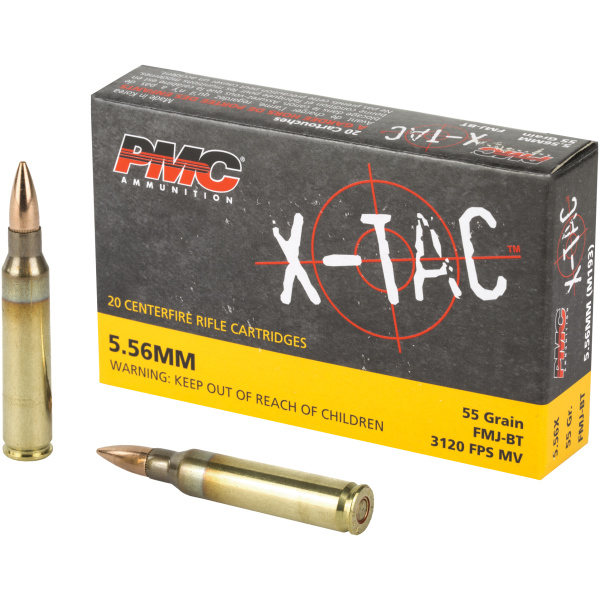 PMC 5.56x45mm 55gr FMJ-BT 20/Box - Ammo