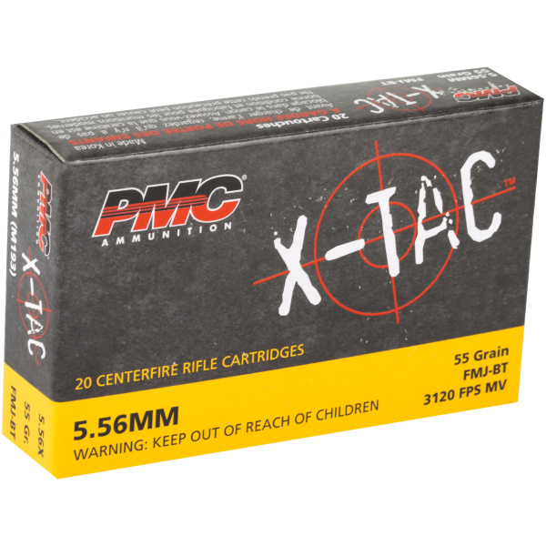 PMC 5.56x45mm 55gr FMJ-BT 20/Box - Ammo - Image 2
