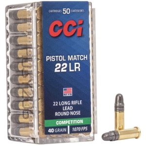 CCI 40 .22 Long Rifle Ammo - Precision Pistol Shooting
