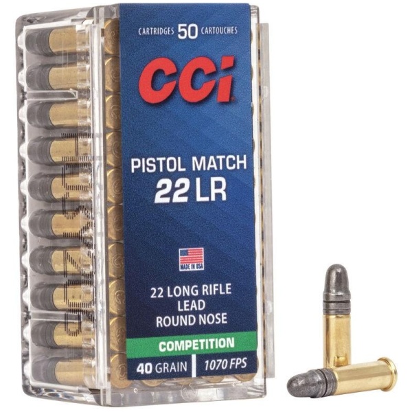 CCI 40 .22 Long Rifle Ammo - Precision Pistol Shooting