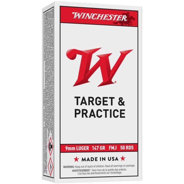 Winchester 9mm Ammo - 50 Rounds | Deep Penetration