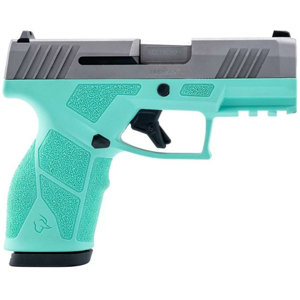 Taurus GX2 Handgun 9mm Luger 13rd Magazines (2) 3.38" Barrel Cyan Frame/Stainless Slide