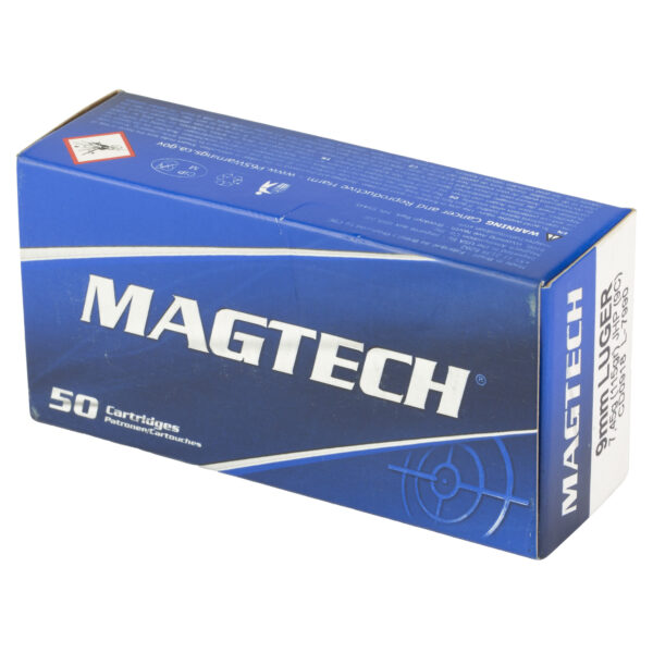 Magtech 9MM 115 Grain Jacketed Hollow Point 50 Round Box - Image 3