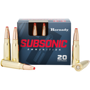 Hornady 255 Subsonic 7.62x39 Ammunition - 20 Rounds