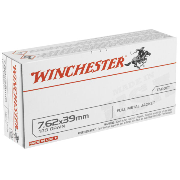 Winchester 7.62x39mm FMJ Ammo for Accuracy and Reliability - Image 2