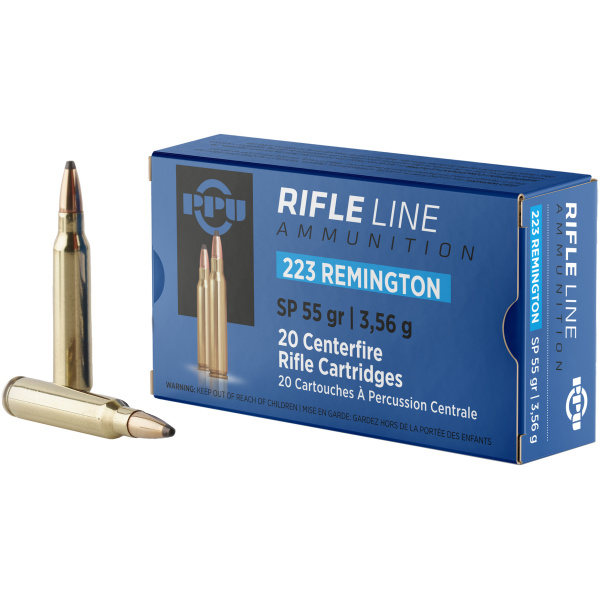 Prvi Partizan 223 Rem 55gr Soft Point Ammo - 20/Box