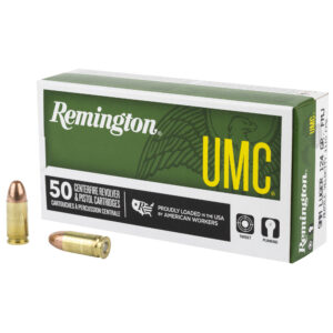 Remington UMC 9mm Luger FMJ 124 Grain Ammo for Precision Shooting