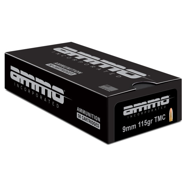 AMMO INC 9MM LUGER 115GR TMC Ideal for Target Shooting