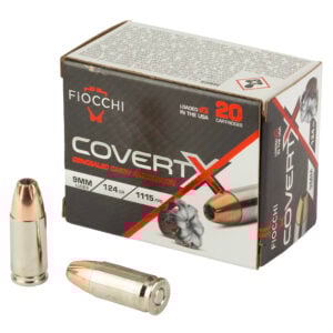 Fiocchi 9MM Luger 124GR JHP Perfect for Self-Defense
