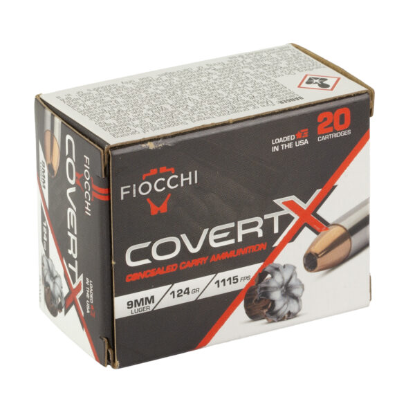Fiocchi 9MM Luger 124GR JHP Perfect for Self-Defense - Image 2