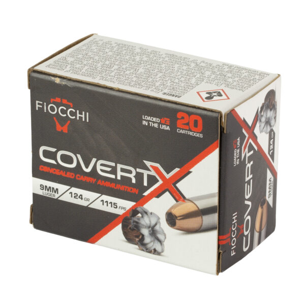 Fiocchi 9MM Luger 124GR JHP Perfect for Self-Defense - Image 3