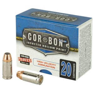 Cor-Bon 9mm JHP Self-Defense Ammo with Flash Suppression