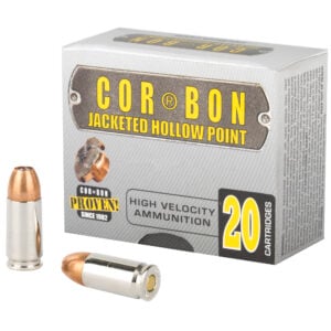Cor-Bon 9mm JHP Self-Defense Ammo with Flash Suppressed Powder