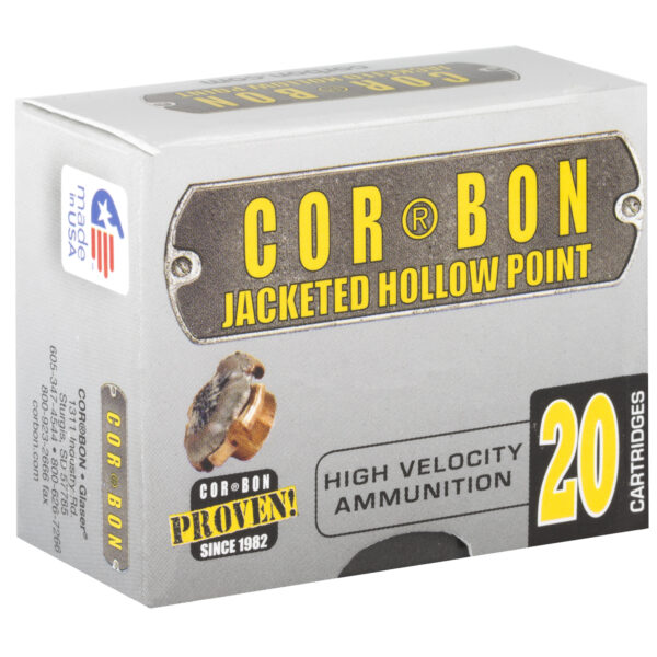 Cor-Bon 9mm JHP Self-Defense Ammo with Flash Suppressed Powder - Image 2