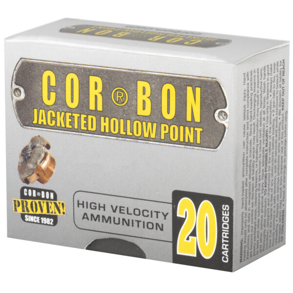 Cor-Bon 9mm JHP Self-Defense Ammo with Flash Suppressed Powder - Image 3