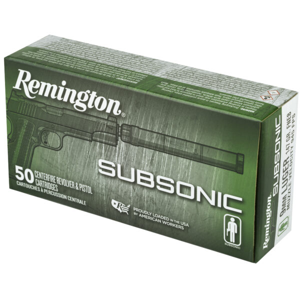 Remington Subsonic 9mm Ammo for Silencer Performance - Image 3