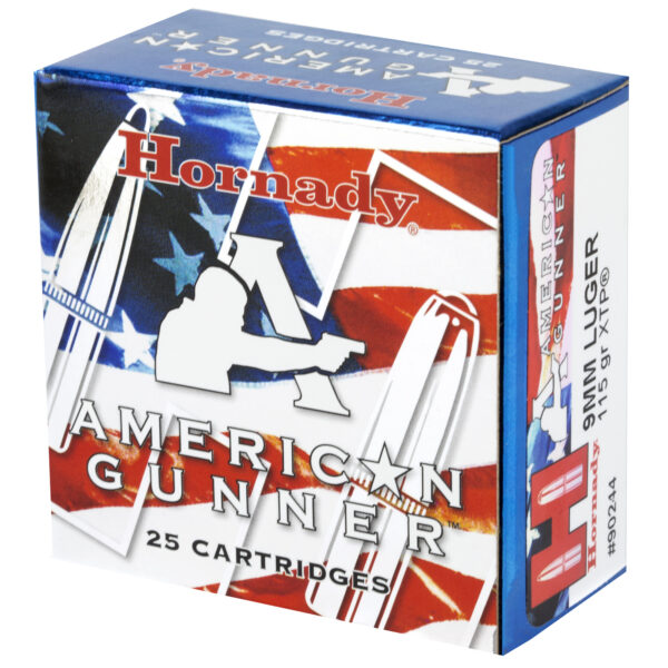 Hornady American Gunner 9mm Luger XTP Ammo for Precision Shooting - Image 3