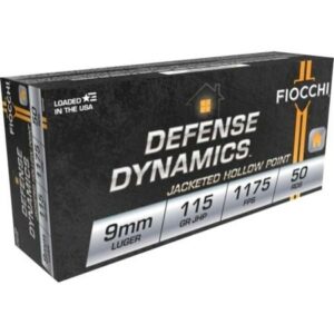 Fiocchi Pistol Shooting Dynamics 9mm Ammo for Superior Performance