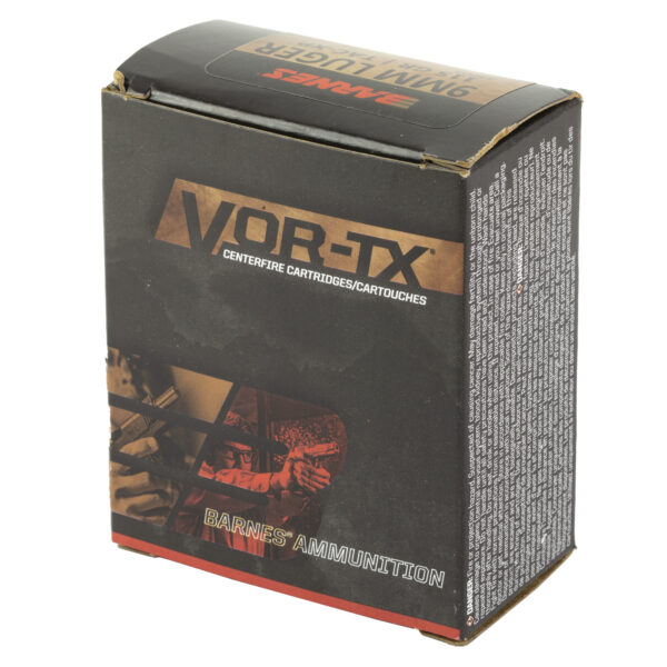 Barnes VOR-TX 9mm Ammo with Rapid Expansion and Accuracy - Image 3