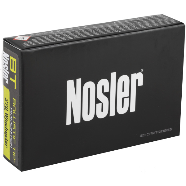 Nosler Ballistic Tip .270 Winchester 130 Grain - 20 Round Box