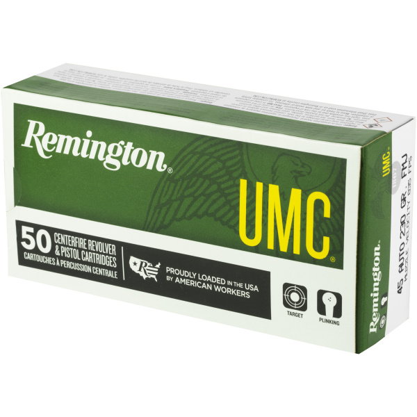 Remington UMC Handgun Ammunition .45 ACP 230 gr FMJ 835 fps 50/ct - Image 3