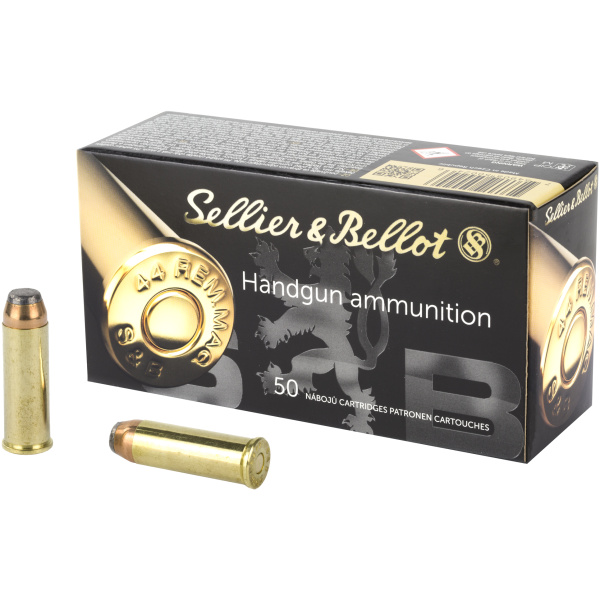Sellier & Bellot Pistol & Revolver Ammo .44 Rem Mag Sp 240 gr 50/Box