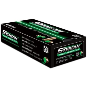 Streak visual ammunition box, non-incendiary rounds.