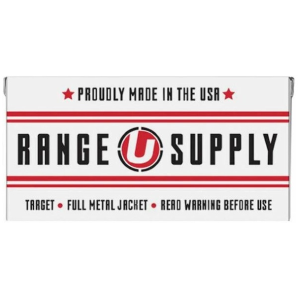 Range Supply ammunition box, made in USA.