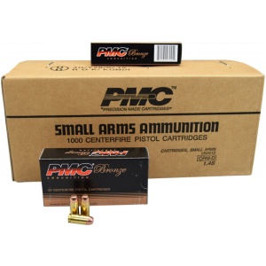 PMC Bronze pistol ammunition box