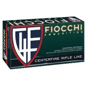 Fiocchi centerfire rifle ammunition box.
