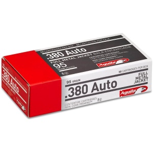 .380 Auto ammunition box, full metal jacket