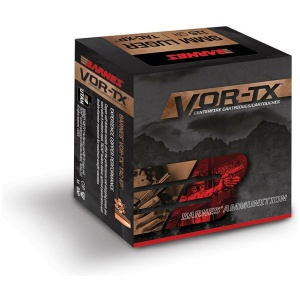 Barnes VOR-TX ammunition box, centerfire cartridges.