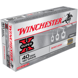 Winchester Super X .40 S&W ammunition box