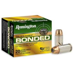 Remington Golden Saber Bonded handgun cartridges