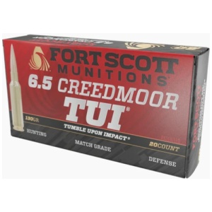 Fort Scott 6.5 Creedmoor TUI ammunition box.