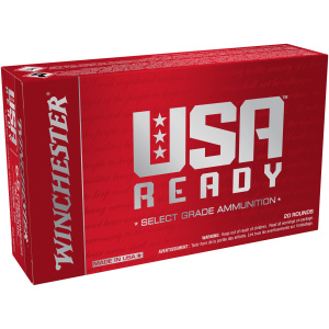 USA Ready ammunition box, red packaging, 20 rounds.