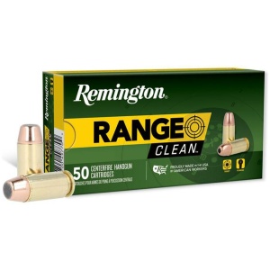 Remington Range Clean ammunition box with bullets.