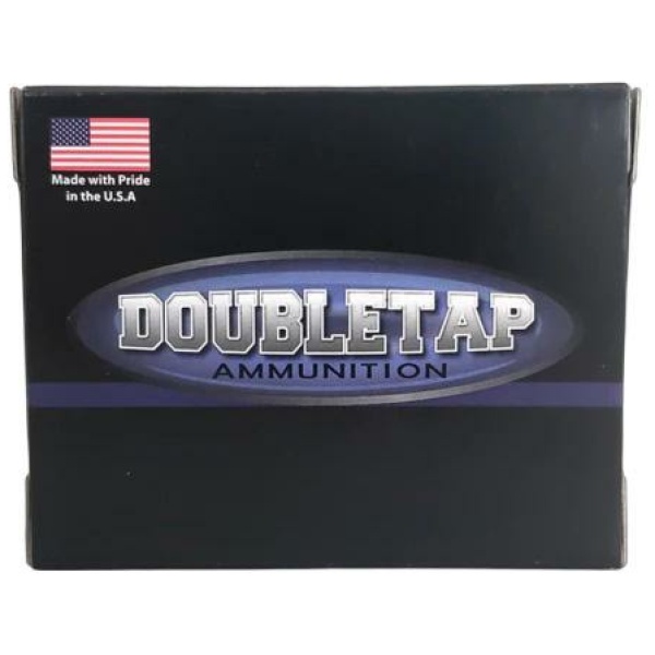 DoubleTap ammunition box, USA flag label