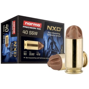 Norma NXD .40 S&W defensive ammunition box