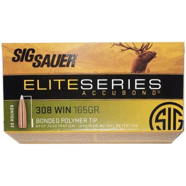 SIG Sauer Elite Series .308 Win ammunition box